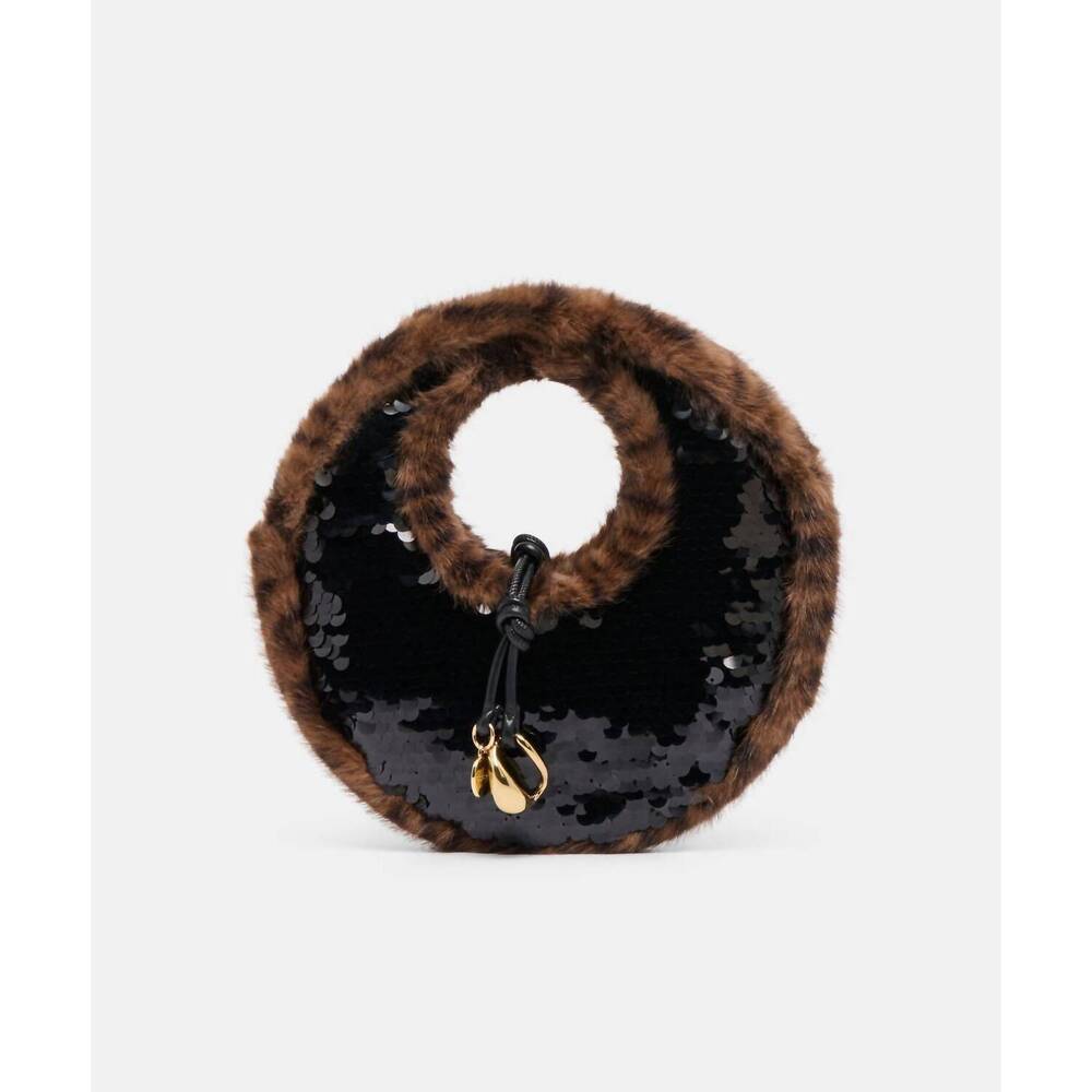 NEW DOLCE VITA women's felipa bag in black multi sequin